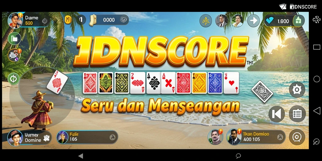 Tampilan gameplay seru dalam IDNSCORE yang menggugah semangat.