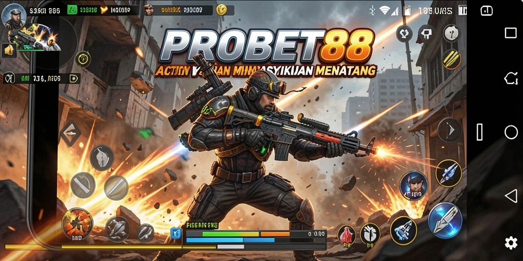 Tampilan gameplay seru dalam PROBET88 dengan aksi mendebarkan.