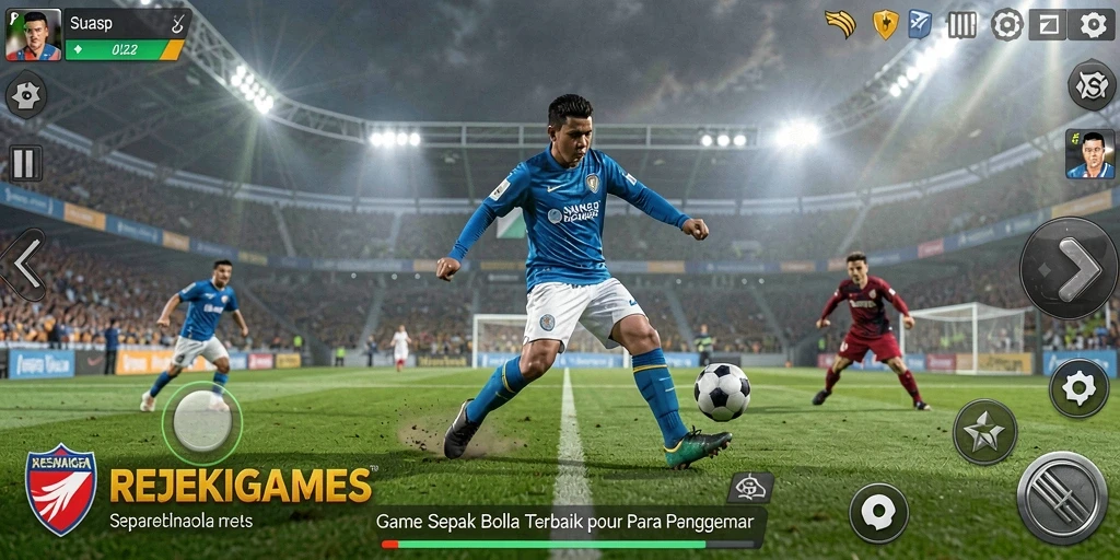 Tampilan gameplay <strong>REJEKIGAMES</strong> yang menegangkan dan penuh aksi.