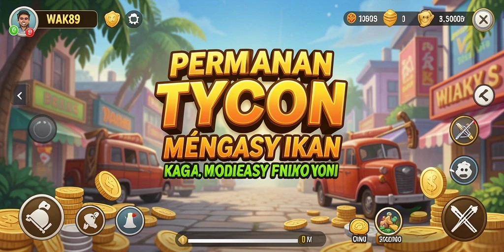 Tampilan gameplay Tycoon yang menantang dan mengasyikan.