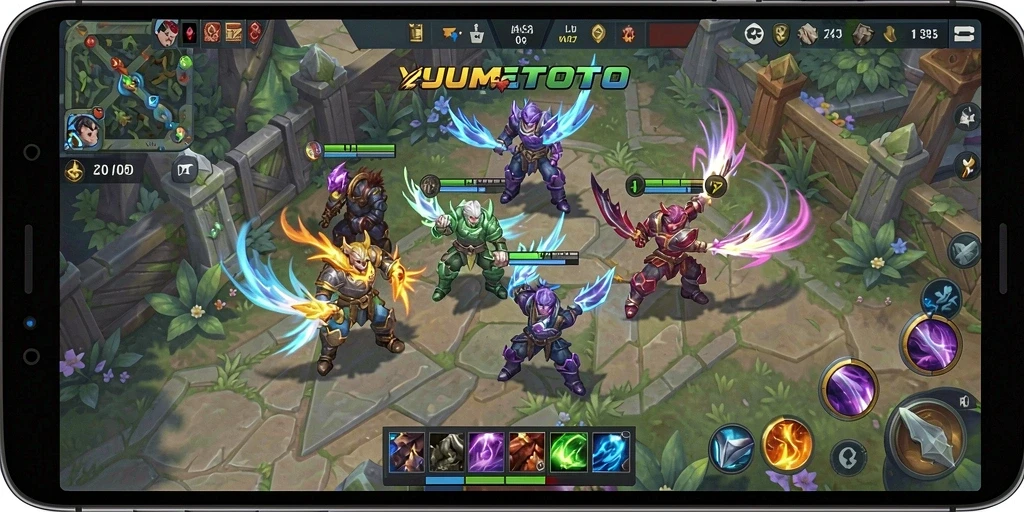 Tampilan gameplay YUMETOTO yang menegangkan dan seru.
